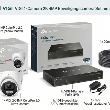 Collection image for: ip-camera.nl VIGI professionele complete camera sets