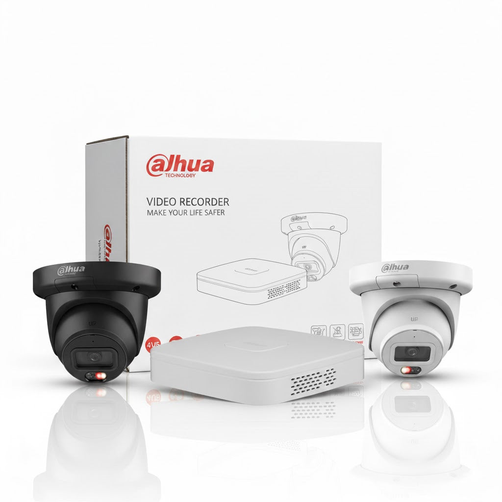 Wit / 1 camera + 4 kanaals NVR met 1TB