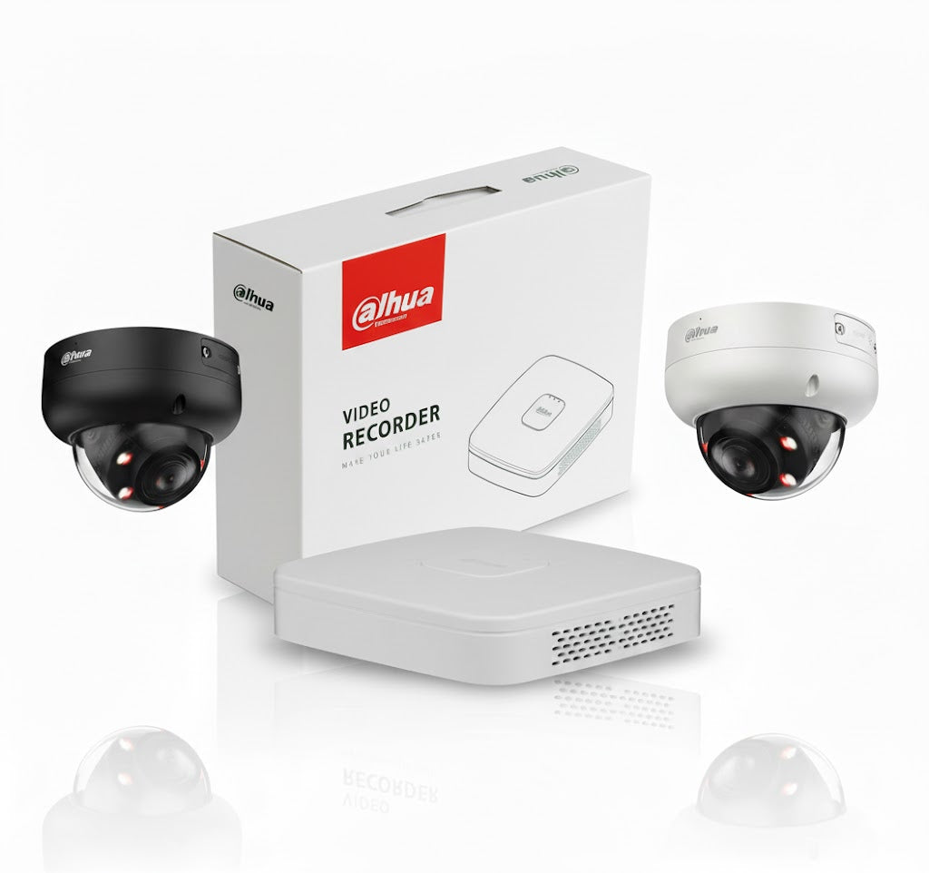 Wit / 1 camera + 4 kanaals NVR met 1TB