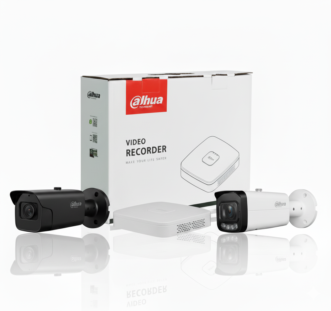 Zwart / 1 camera + 4 kanaals NVR met 1TB