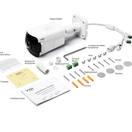 ip-camera.nl Vigi InSight S385PI – VIGI 8MP IR Panoramische Bulletcamera voor Buiten