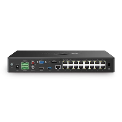ip-camera.nl VIGI NVR2016H-16MP 16 kanaals PoE+ NVR 140 watt PoE voor het zware werk