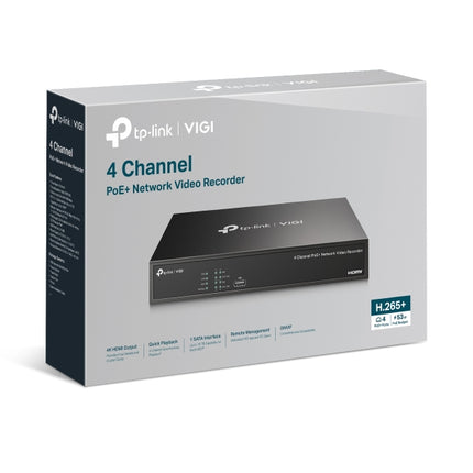 ip-camera.nl Vigi NVR1004H-4P 4 kanaals PoE+ NVR