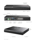 ip-camera.nl Vigi NVR1008H-8MP 8 kanaals PoE+ NVR