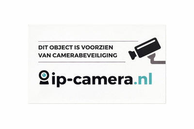 Stickerset camerabeveiliging