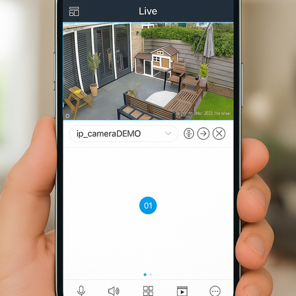 TVT2000 Starlight 2MP Dome Bewakingscamera set met geluidsopname