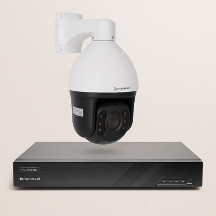 PTZ Beveiligingscamera set met Sony 6mp Cmos met microfoon  20x zoom