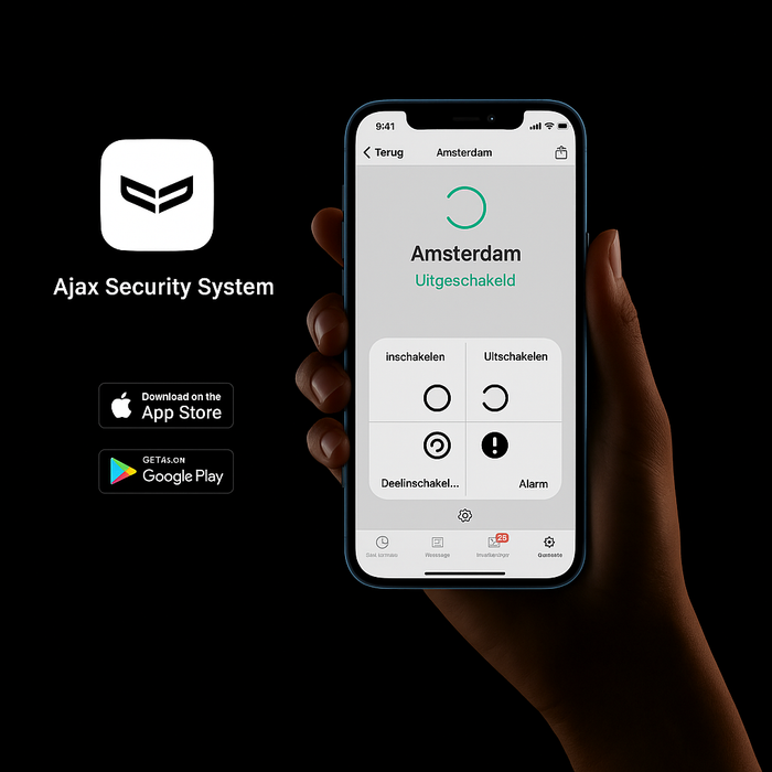 AJAX NVR 8 kanaals pack zwart incl, 2TB opslag en Dahua switch 8x PoE