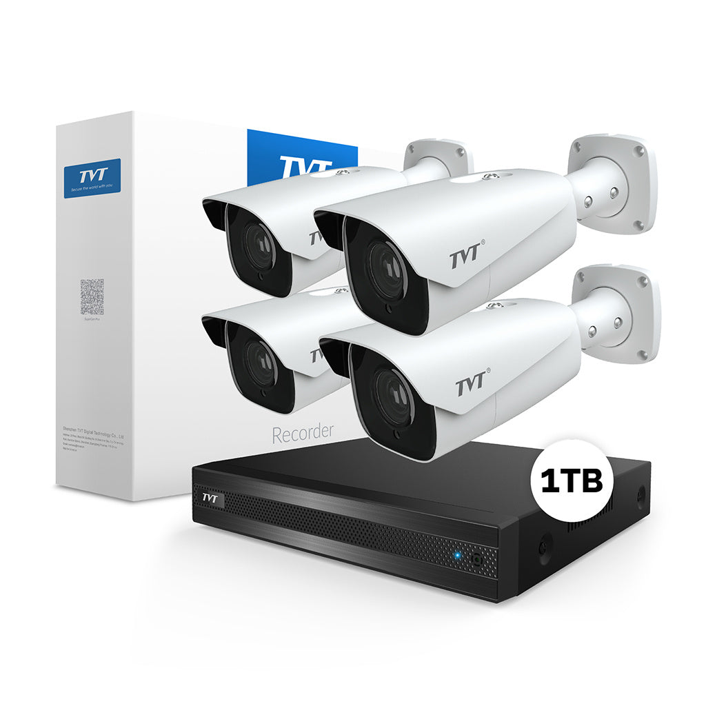 4 camera's - 4 kanaals recorder