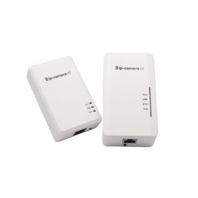 Powerline adapter set with PoE