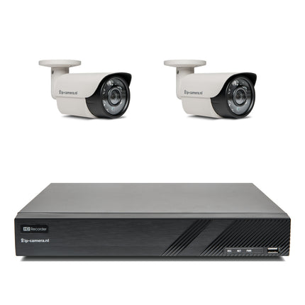 Beveiligingscamera set Basic bullet met Sony 2MP Cmos