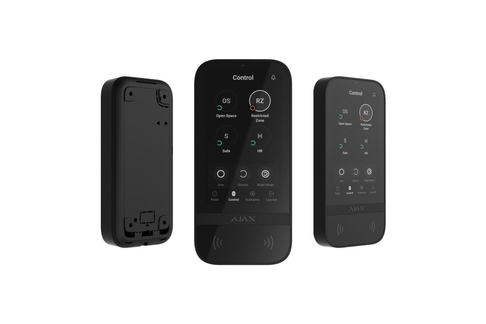 AJAX KeypadTouch Zwart