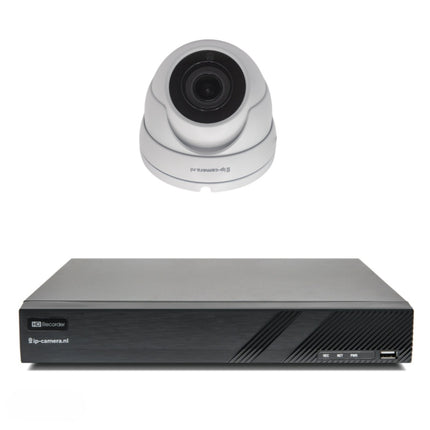 Beveiligingscamera set Pro dome met Sony 6mp Cmos 4x zoom