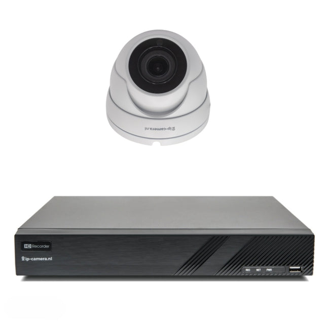 Beveiligingscamera set Pro dome met Sony 6mp Cmos 4x zoom
