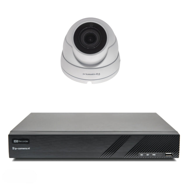 Beveiligingscamera set Pro dome met Sony 6mp Cmos 4x zoom