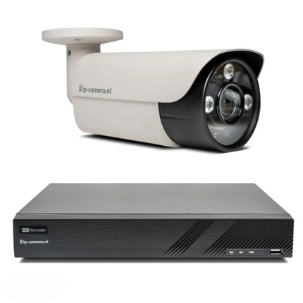 Beveiligingscamera set Pro Bullet met Sony 6mp Cmos 4x zoom