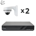 2 camera's + 4 kanaals recorder