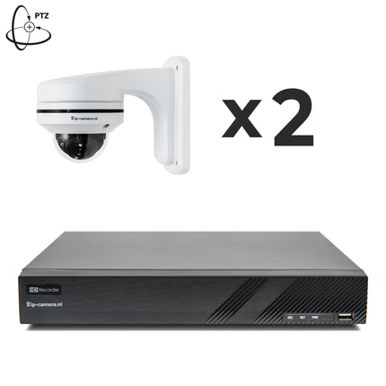 PTZ Beveiligingscamera set met Sony 6mp Cmos met microfoon 4x zoom