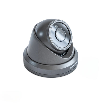 4K draadloze camera set dome zwart met Sony 8MP Cmos en microfoon