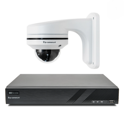 PTZ Security Camera Set with Sony 6MP CMOS with Microphone 4x Zoom