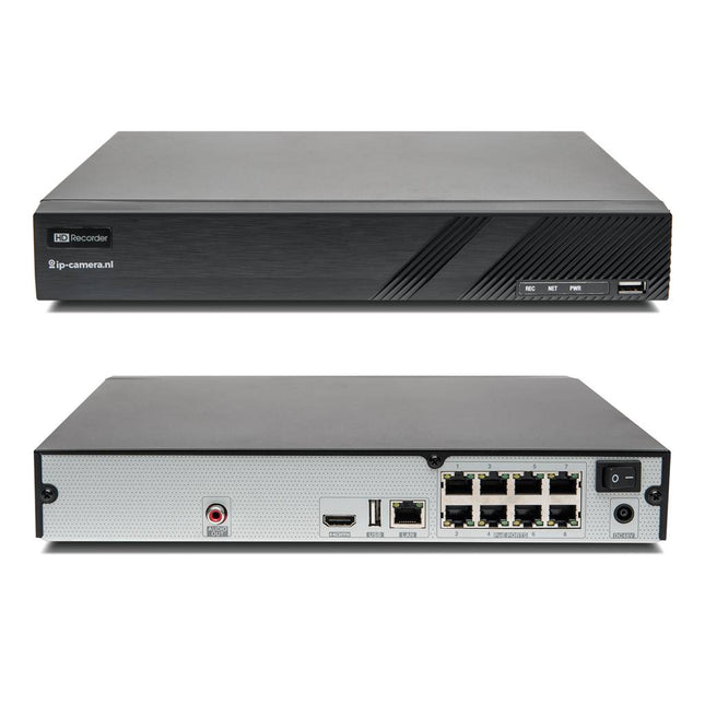 Pro 8 kanaals - NVR Recorder