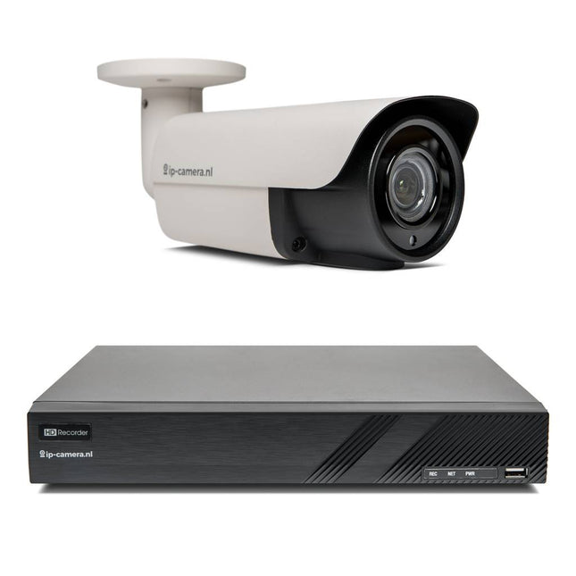 Draadloze camera set  Premium bullet met Sony 2MP full color starlight Cmos