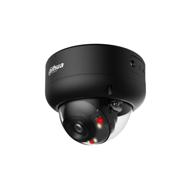Beveiligingscameraset Dahua 4MP Dome 2K met microfoon 24/7 kleurenbeeld