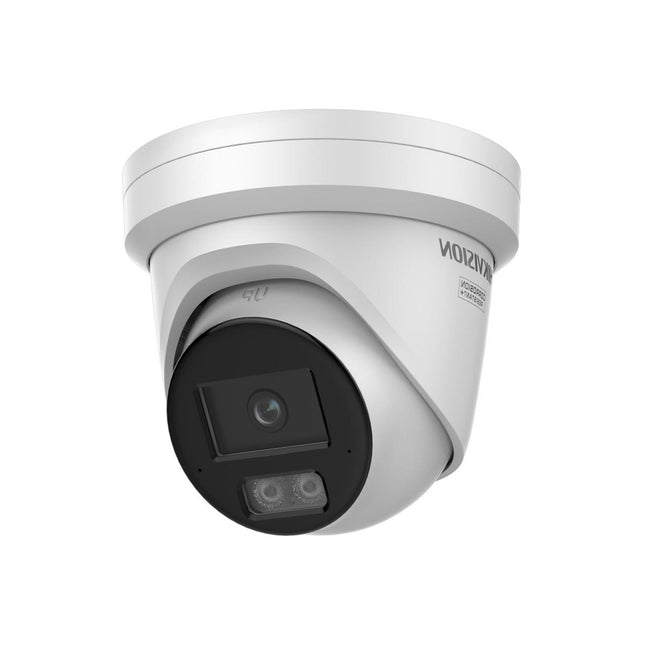 Beveiligingscameraset Dahua 4MP Turret 2K met microfoon 24/7 kleurenbeeld